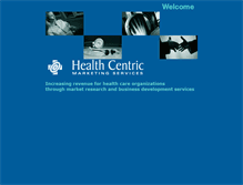 Tablet Screenshot of healthcentricmarketing.com